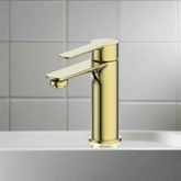 Astro II Basin Greens Mixer - Brushed Brass